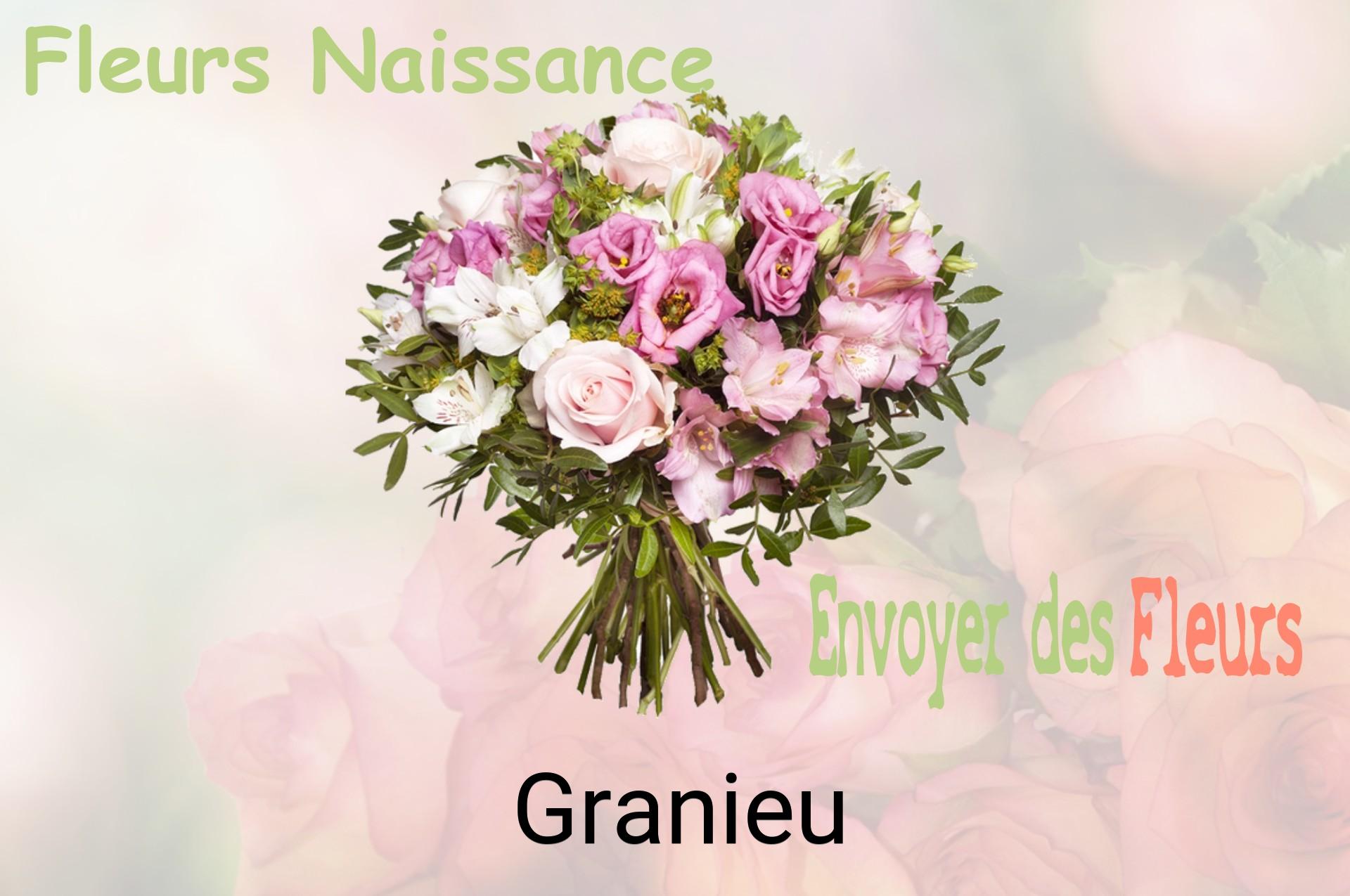Bouquet de fleurs de naissance livré à Granieu